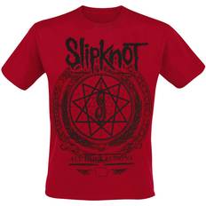 T-shirt Blurry för Herr mörkröd