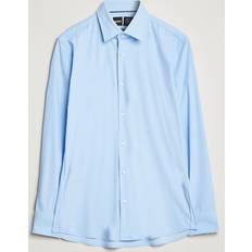 Polyamide Shirts Boss Black Hank 4-Way Stretch Shirt Light Blue