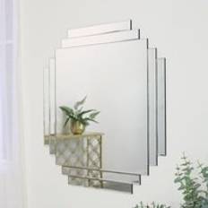 Interior Details Melody Maison Art Deco Frameless Wall Mirror 85Cm X 85Cm