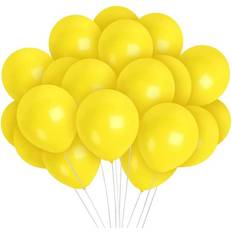 Latex Balloons Shatchi Latex Balloons Yellow 12 Inches For All Occasions 10Pcs