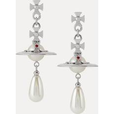 Vivienne Westwood Multicoloured Earrings Vivienne Westwood Pearl drop earrings PLATINUM-PEARL-MULTI