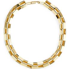 Arket Chunky Gold-Plated Chain Necklace - Gold