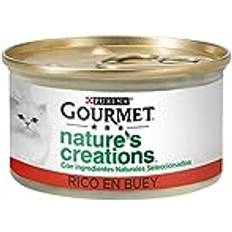 Purina Kattmat Gourmet Nature Beef 24x85g Durchsichtig 24x85g