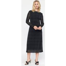 Poliamida Vestidos Soft Rebels Srtalasi Midi Dress Kvinde Midi Kjoler hos Magasin Black