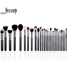 Jessup Professional Makeup Brushes Set Foundation Powder Contour Eyeshadow Eyeliner 27pcs Beauty Make Up Brush Cosmetics Tool Black/Grey/Multicolour