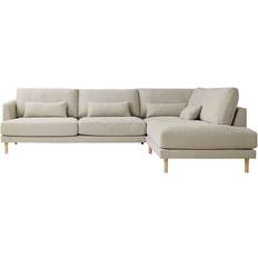1898 Bredhult Modulsofa A1 Hvidolieret Egetræsben Bern 0341 Beige Sofa