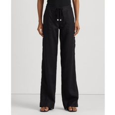 Polo - Women Pants & Shorts Lauren Ralph Lauren Wide-Leg Pants Polo Black Polo Black