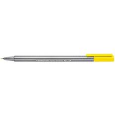 Yellow Fineliners staedtler triplus fineliner 334-1 tips yellow pack of 10