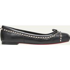 Christian Louboutin Laced Heels & Pumps Christian Louboutin Mamadrague black leather spikes flats