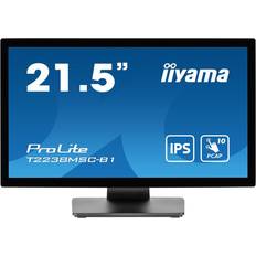 1920x1080 (Full HD) - TN - VGA Monitors Iiyama ProLite T2238MSC-B1 21.5 Inch Monitor
