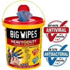 DVA Rengøringsudstyr & -Midler DVA Big Wipes Heavy-Duty Antiviral Pro+ red top 240