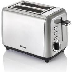 Swan Grey Toasters Swan 2 Slice Browning Control Defrost