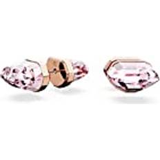 Roséguldpläterad Örhängen Swarovski Lucent stiftörhängen, rosa, roséguldpläterade, En storlek, Roséguld, Kristaller