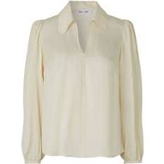 Samsøe Samsøe Blusen Samsøe Samsøe Damen Bluse MARGOT BLOUSE Langarm offwhite