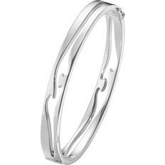 Georg Jensen Hvidguld Armbånd Georg Jensen Fusion Armring - 18kt Hvidguld