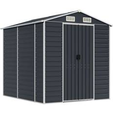Redskabsrum stål vidaXL Haveskur 191 x 215 x 198 cm Galvaniseret Stål Antracitgrå (Areal )