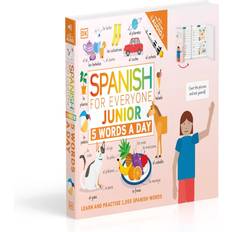 Spanish Books Spanish for Everyone Junior 5 Words a Day Ages 6-9 Flexibound (Paperback)