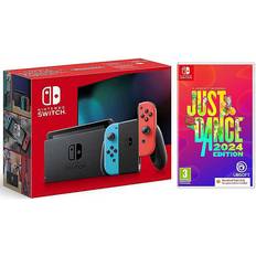 Just dance switch Nintendo Switch Neon with Just Dance 2024 Code In Box