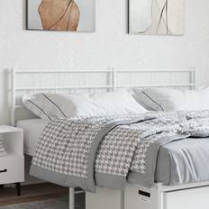 Beds & Mattresses vidaXL white, 160 Metal Headboard Tall Headboard Bed Header Bed Headboard