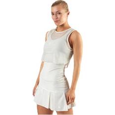 Beige - Fitness & Gymträning Linnen Nike Court Dri-FIT Tank Beige