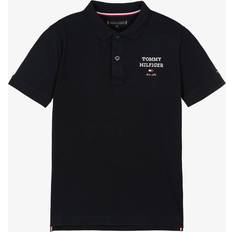 Tommy Hilfiger Boys Polo Shirts Tommy Hilfiger Embroidery Logo Regular Fit Polo DESERT SKY 16yrs