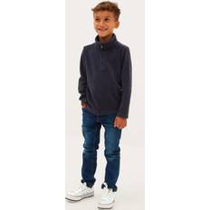 Tog24 Toffolo Kids Zipneck Fleece Navy Red/White/Blue