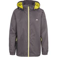 Grey Jackets Children's Clothing Trespass Kid's Briar Waterproof Jacket - Carbon
