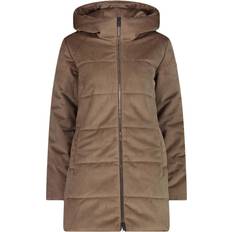 CMP Tøj CMP Corduroy Parka Vinterjakke Dame Brun