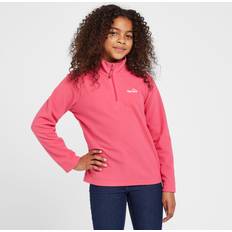 PETER STORM Kids' Bracken Half Zip Fleece, Pink