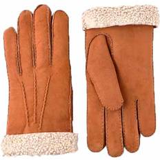 Cuir Gants Hestra Lambskin Suede Glove Cognac - Marron