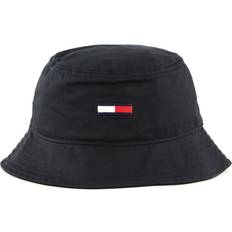 Tommy Hilfiger Herren Hüte Tommy Hilfiger tjm flag bucket hat hut black schwarz neu Schwarz Einheitsgröße