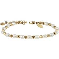 Astrid & Agnes Guld Smycken Astrid & Agnes PALMA Mix Armband Guld/Vit