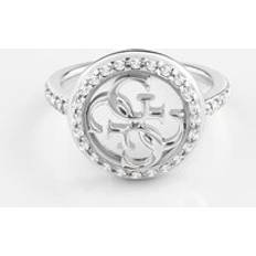 Stainless Steel Rings Guess "Life In 4G” Ring Silver