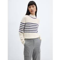 Stripes - Wool Jumpers Mango Stripe Jumper, Navy