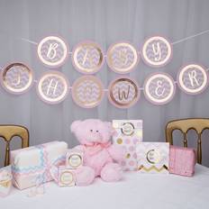 Outlet Babyshower Guirlande Lyserød