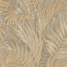 Wallpapers Design ID Luxurious Grace Palm Sage/gold Wallpaper