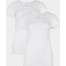 Bambus T-shirt til damer pak armygrøn Bamboo Basics