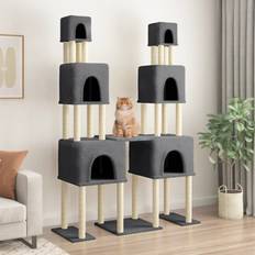 Cat - Cat Scratching Furniture - Cat Tree Pets vidaXL Cat Tree with Sisal Scratching Posts 199 cm