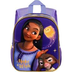 Viola Zaini scolastici Disney Borsa a tracolla portatile Karactermania Wish 3D Violet