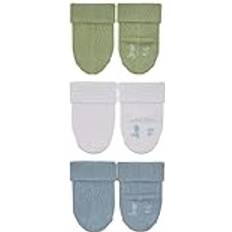 9-12M Socken Sterntaler Baby-Söckchen 3er-Pack uni Bambus hellblau