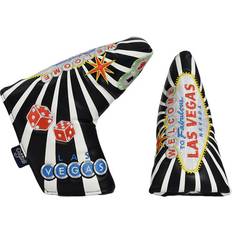 Schwarz Golf-Zubehör Vegas Blade Headcover schwarz Einheitsgröße