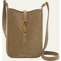 Bucket Bags Saint Laurent Le 5 A 7 Mini Suede Bucket Bag MATT GOLD