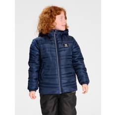 Hummel Noir Vestes Hummel Doudoune À Capuche Enfant - Bleu