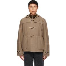 Wool-blend jacket brown