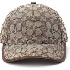 Coach Women Caps Coach Women's Signature Jacquard Baseball Cap, Stone 1941 Saddle