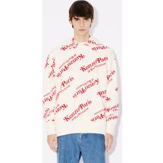 Kenzo Unisex Jumpers Kenzo By Verdy' Oversized Hooded Unisex Sweatshirt Off White