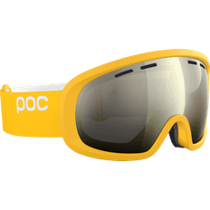 POC Occhiali POC Fovea Race Ski Goggles Yellow Partly Sunny Ivory/CAT2