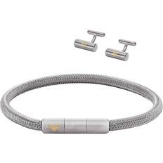 Manschettenknöpfe Emporio Armani Armband Set - Silber