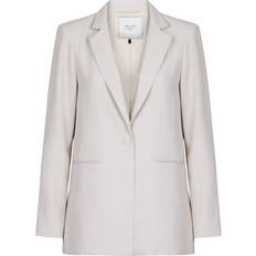 Neo Noir Avery Woven Blazer Ivory