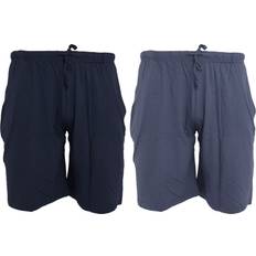 Denim Shorts Tom Franks Jersey Lounge Shorts 2 Pack Navy